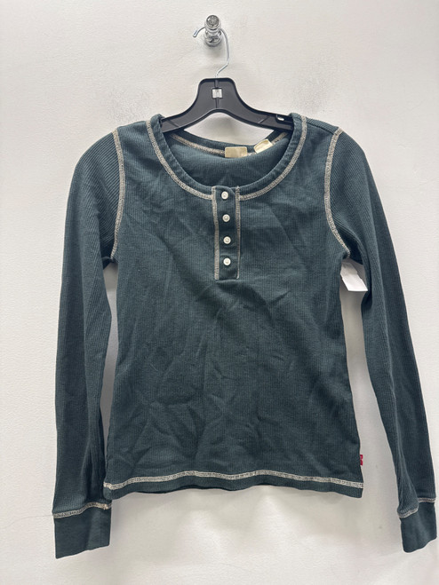 Vist Large View of Product Image Which is Used Levi's Green  Long Sleeve T-Shirt S-4/6