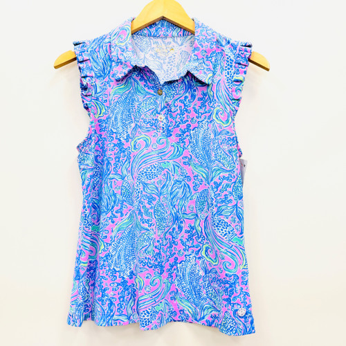 Vist Large View of Product Image Which is Used Lilly Pulitzer Sleeveless Top M-8/10