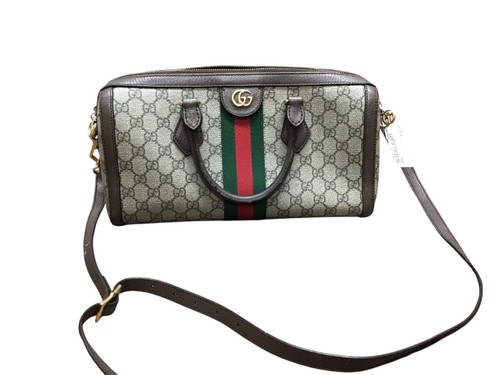 Vist Large View of Product Image Which is Used Gucci Large Leather Handbag