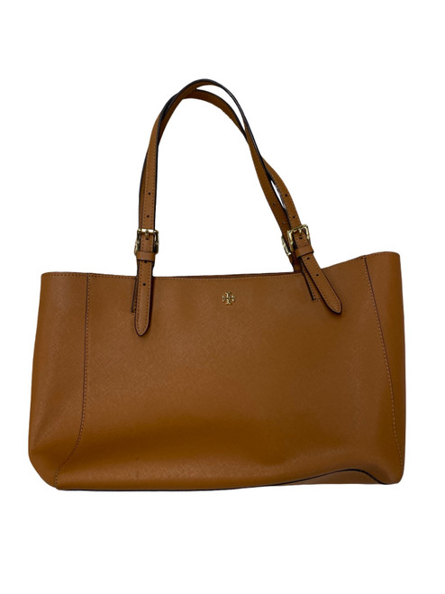 Vist Large View of Product Image Which is Used Tory Burch Large Leather Handbag