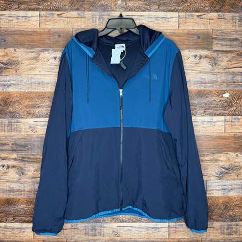 Vist Large View of Product Image Which is Used The North Face Men's Short Heavy Coat L