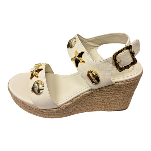 Vist Large View of Product Image Which is Used Larroude Wedge Sandals 7.5