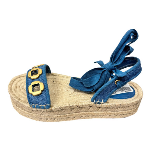 Vist Large View of Product Image Which is Used Larroude Espadrille Sandals 7.5