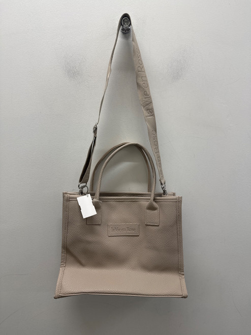 Vist Large View of Product Image Which is Used Beige La Vie En Rose Large Handbag