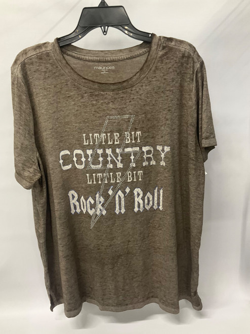Vist Large View of Product Image Which is Used Maurices T-Shirt 1X-18