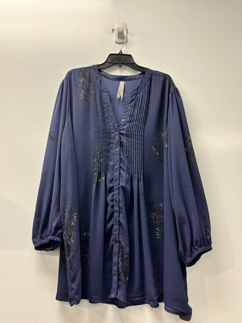 Vist Large View of Product Image Which is Used Melissa Mccarthy Seven7 Long Sleeve Top 4X-24