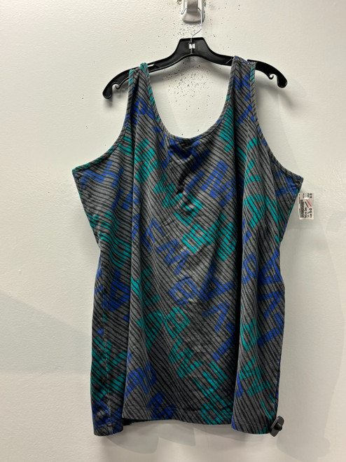 Vist Large View of Product Image Which is Used Active Zone Tank Top 5X-26