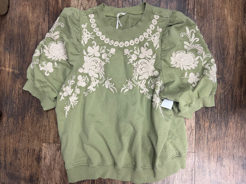 Vist Large View of Product Image Which is Used Anthropologie Short Sleeve Top L-12/14