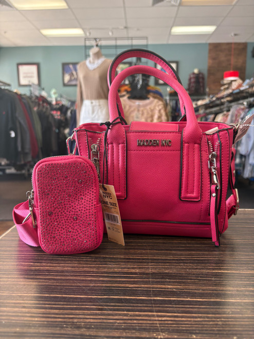 Vist Large View of Product Image Which is Used Steve Madden Small Leather Handbag