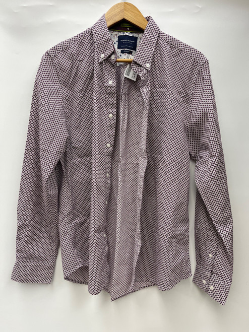 Vist Large View of Product Image Which is Denim & Flower Mens Long Sleeve Top M/15-15.5