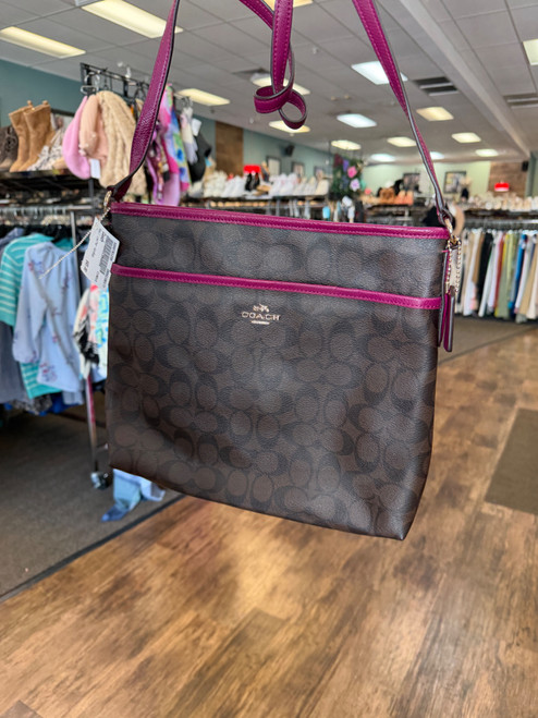 Vist Large View of Product Image Which is Used Coach Small Leather Handbag