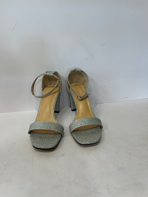 Vist Large View of Product Image Which is Used NO BRAND SILVER High Heels 9
