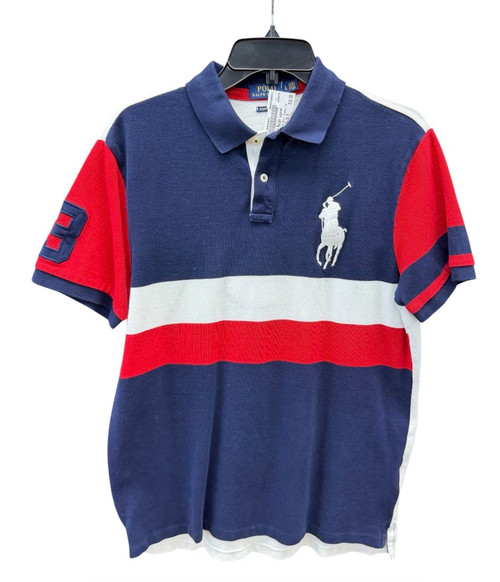 Vist Large View of Product Image Which is Used Polo Ralph Lauren Mens Short Sleeve Top L/16-16.5
