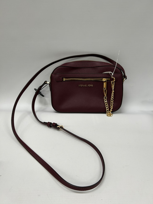 Vist Large View of Product Image Which is Used Michael Michael Kors Large Leather Handbag