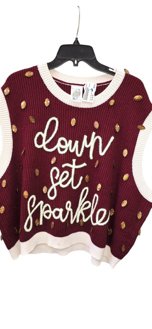 Vist Large View of Product Image Which is Used Queen Of Sparkles Vest XL-16