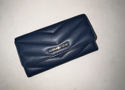 Vist Large View of Product Image Which is Used Michael Michael Kors Leather Wallet