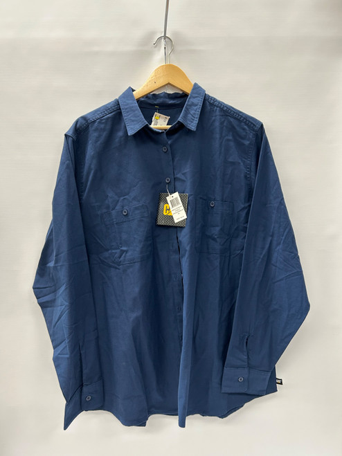 Vist Large View of Product Image Which is Used CAT Mens Long Sleeve Top 2X/18-18.5