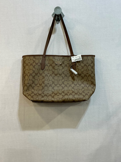 Vist Large View of Product Image Which is Used Coach Large Leather Handbag