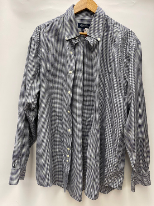Vist Large View of Product Image Which is Used Brooks Brothers Mens Long Sleeve Top L/16-16.5