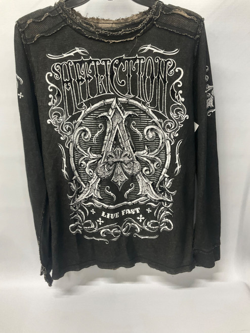 Vist Large View of Product Image Which is Used Unbranded Mens Long Sleeve Top M/15-15.5