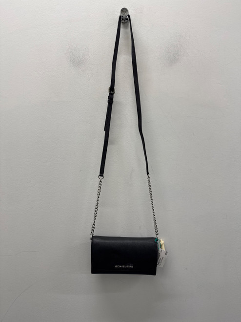 Vist Large View of Product Image Which is Used Black Michael Kors Small Leather Handbag