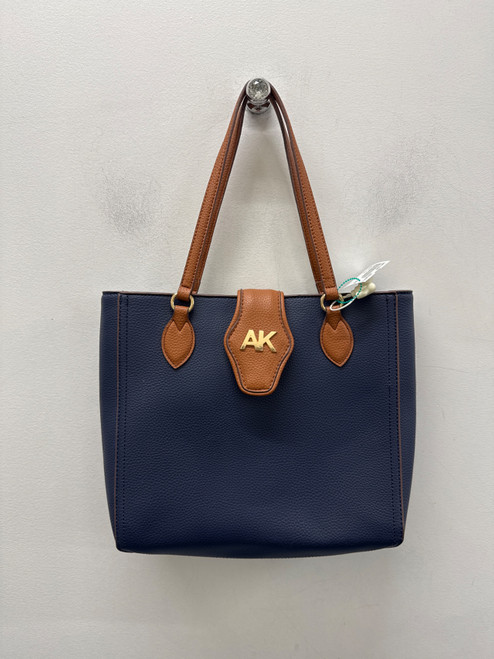 Vist Large View of Product Image Which is Used Blue Anne Klein Small Leather Handbag