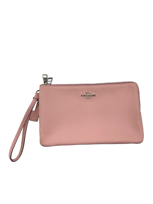 Vist Large View of Product Image Which is Used Coach Leather Wristlet