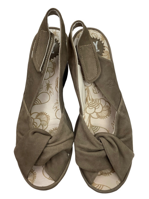 Vist Large View of Product Image Which is Used Fly London Wedge Sandals 9.5