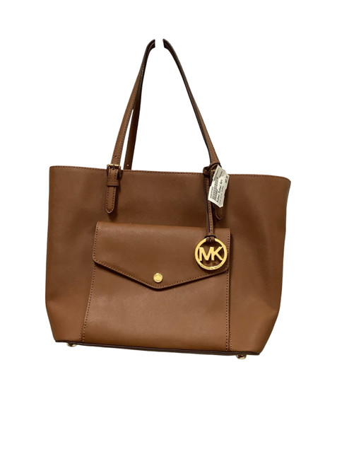Vist Large View of Product Image Which is Used Michael Michael Kors Large Leather Handbag