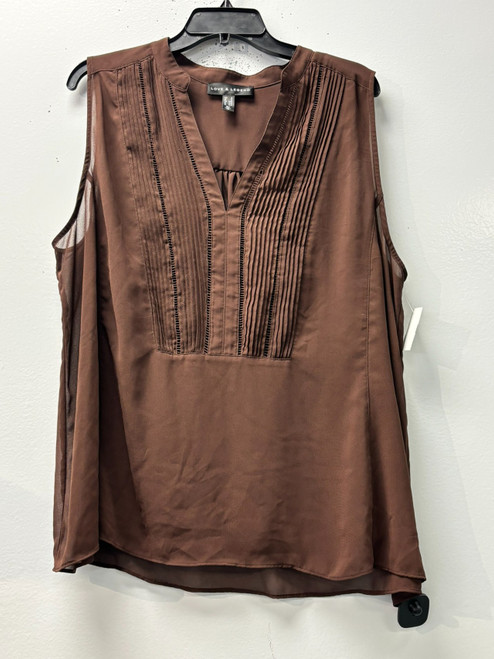 Vist Large View of Product Image Which is Used Love And Legend Sleeveless Top 2X-20