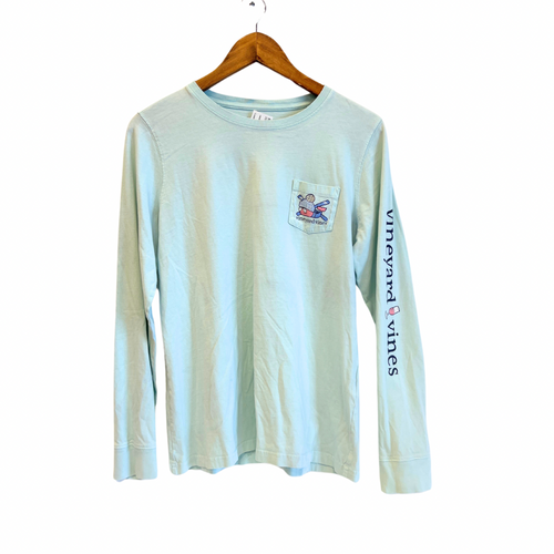Vist Large View of Product Image Which is Used Vineyard Vines Long Sleeve Top P M-8/10
