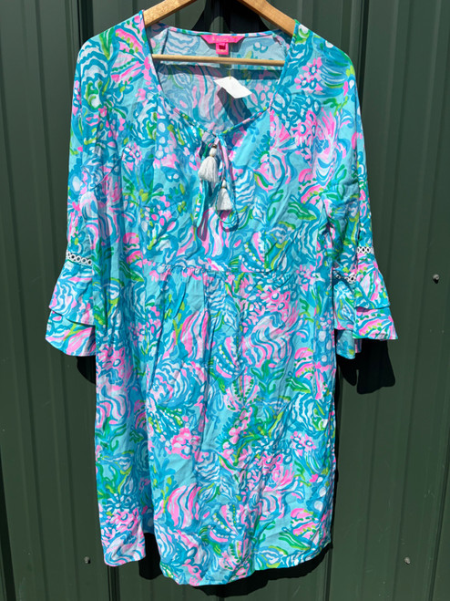 Vist Large View of Product Image Which is Used Lilly Pulitzer Short Dress F XL-16