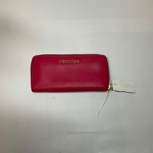 Vist Large View of Product Image Which is Used Michael Kors Leather Wallet