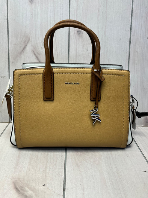 Vist Large View of Product Image Which is Used Michael Michael Kors Large Leather Handbag