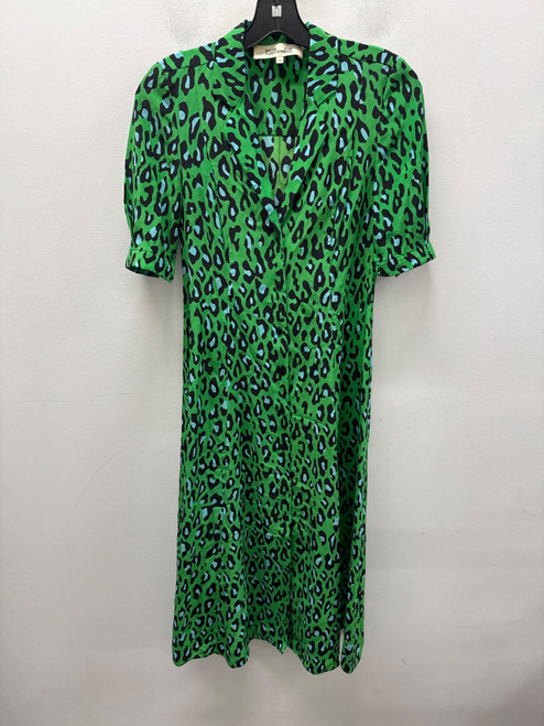 Vist Large View of Product Image Which is Used Green Diane Von Furstenberg Short Dress B XXS