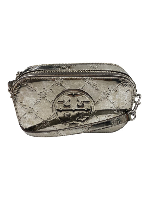 Vist Large View of Product Image Which is Used Tory Burch Mini Miller Metallic Floral