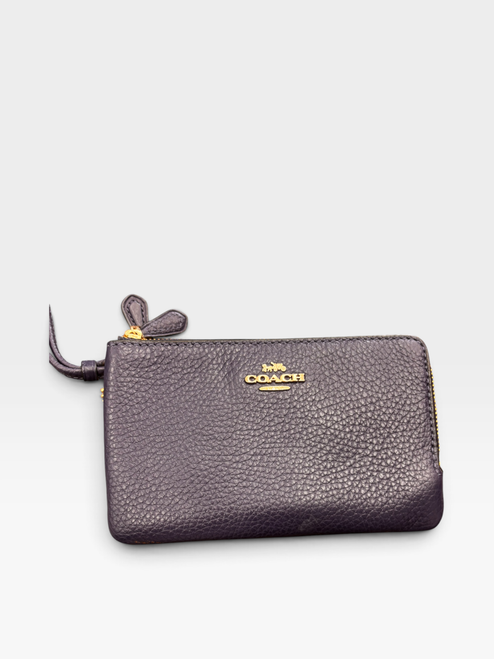 Vist Large View of Product Image Which is Used Coach Leather Wristlet