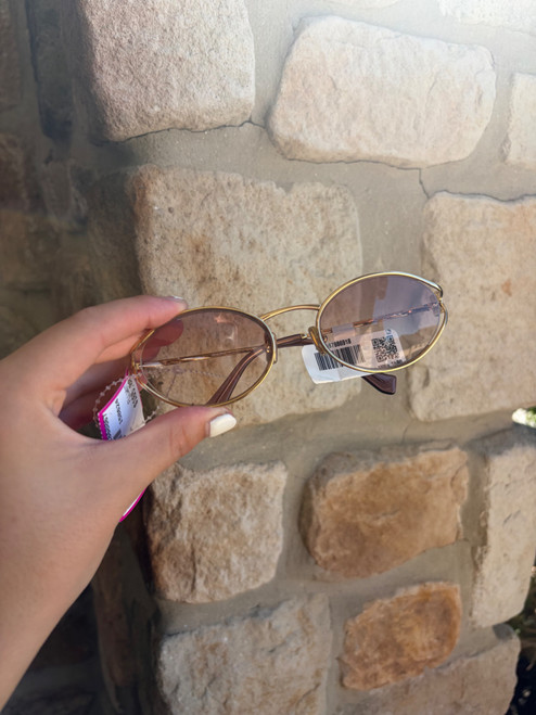 Vist Large View of Product Image Which is Used Miu Miu gold frame sunglasses 