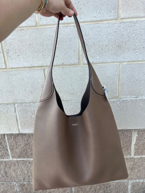 Vist Large View of Product Image Which is Used Coach Large Leather Handbag