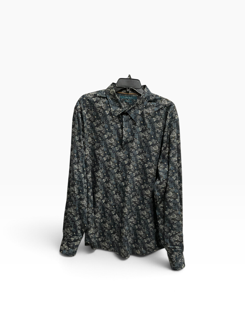 Vist Large View of Product Image Which is Used Perry Ellis Mens Long Sleeve Top 2X/18-18.5