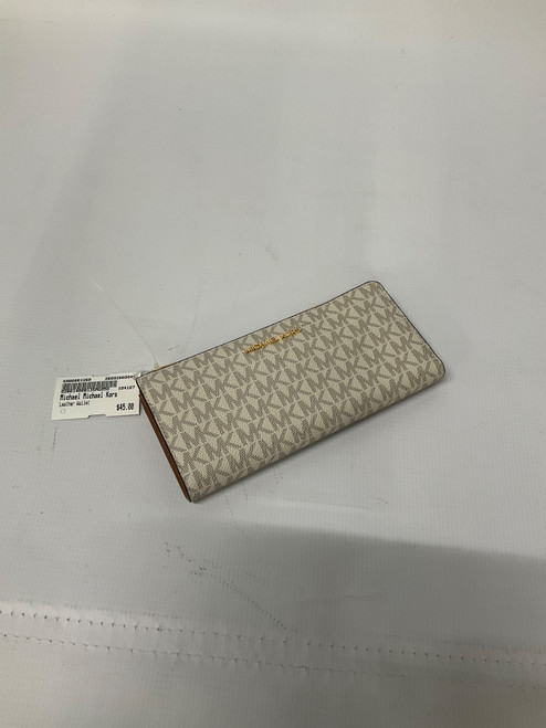 Vist Large View of Product Image Which is Used Michael Michael Kors Leather Wallet