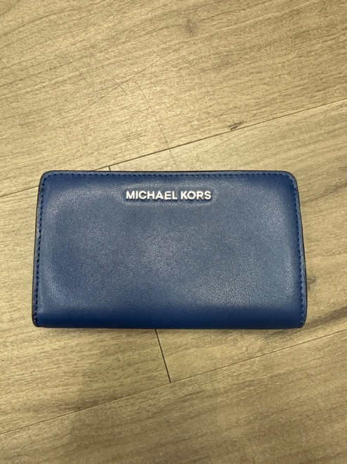 Vist Large View of Product Image Which is Used Michael Michael Kors Leather Wallet