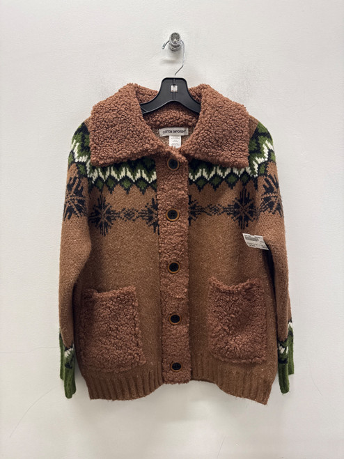 Vist Large View of Product Image Which is Used Brown Unbranded Heavyweight Sweater S-4/6