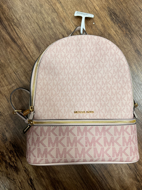 Vist Large View of Product Image Which is Used Michael Michael Kors Large Leather Handbag
