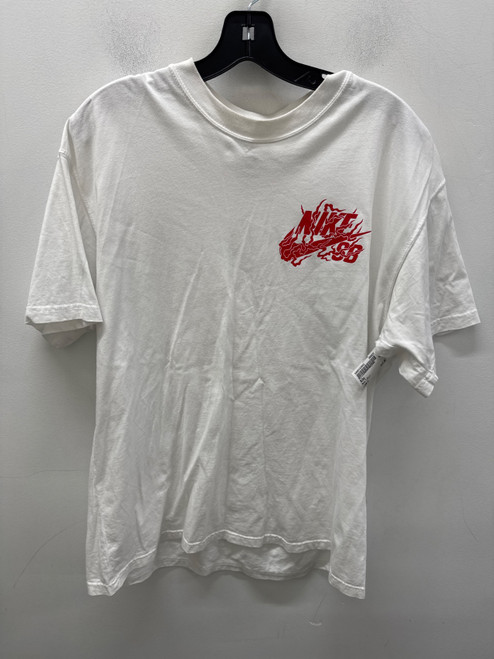 Vist Large View of Product Image Which is Used White Nike Mens T-Shirt L