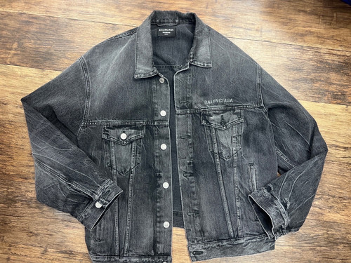 Vist Large View of Product Image Which is Used Balenciaga Denim Jacket S-4/6