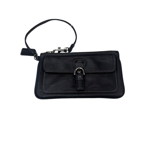 Vist Large View of Product Image Which is Used Coach Leather Wristlet