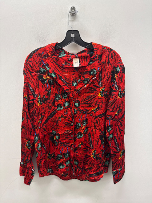 Vist Large View of Product Image Which is Used Red Smash+Tees Long Sleeve Top XS-0/2