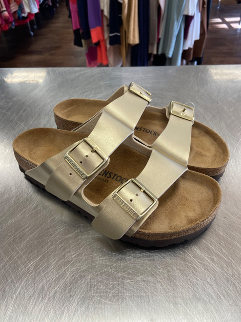 Vist Large View of Product Image Which is Used Birkenstock Sandals 6.5