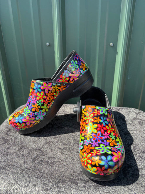 Vist Large View of Product Image Which is Used Dansko Clogs 7.5